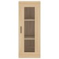 vidaXL Aparador de madera contrachapada roble Sonoma 34,5x34x180 cm vidaXL Aparador de madera contrachapada roble Sonoma 34,5x34x180 cm