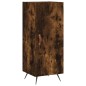 vidaXL Aparador de madera contrachapada roble ahumado 34,5x34x180 cm vidaXL Aparador de madera contrachapada roble ahumado 34,5x34x180 cm