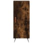 vidaXL Aparador de madera contrachapada roble ahumado 34,5x34x180 cm vidaXL Aparador de madera contrachapada roble ahumado 34,5x34x180 cm