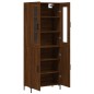 vidaXL Aparador alto madera contrachapada marrón roble 69,5x34x180 cm vidaXL Aparador alto madera contrachapada marrón roble 69,5x34x180 cm
