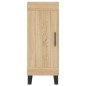 vidaXL Aparador de madera contrachapada roble Sonoma 34,5x34x180 cm