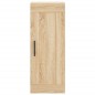 vidaXL Aparador de madera contrachapada roble Sonoma 34,5x34x180 cm