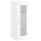 vidaXL Aparador alto madera contrachapada blanco brillo 34,5x34x180 cm vidaXL Aparador alto madera contrachapada blanco brillo 34,5x34x180 cm