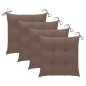 vidaXL Sillas comedor de jardín y cojines 4 uds madera maciza acacia vidaXL Sillas comedor de jardín y cojines 4 uds madera maciza acacia
