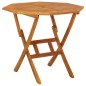 vidaXL Juego de comedor de jardín 5 piezas madera maciza de acacia