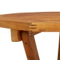 vidaXL Juego de comedor de jardín 5 piezas madera maciza de acacia