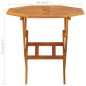 vidaXL Juego de comedor de jardín 5 piezas madera maciza de acacia
