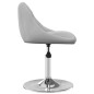 vidaXL Sillas de comedor giratorias 4 unidades terciopelo gris claro vidaXL Sillas de comedor giratorias 4 unidades terciopelo gris claro