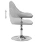 vidaXL Sillas de comedor giratorias 4 unidades terciopelo gris claro vidaXL Sillas de comedor giratorias 4 unidades terciopelo gris claro