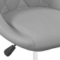 vidaXL Sillas de comedor giratorias 4 unidades terciopelo gris claro vidaXL Sillas de comedor giratorias 4 unidades terciopelo gris claro