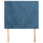 vidaXL Cabeceros 2 unidades de terciopelo azul oscuro 90x5x78/88 cm vidaXL Cabeceros 2 unidades de terciopelo azul oscuro 90x5x78/88 cm