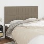 vidaXL Cabeceros 4 unidades de tela gris taupe 90x5x78/88 cm vidaXL Cabeceros 4 unidades de tela gris taupe 90x5x78/88 cm