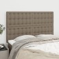 vidaXL Cabeceros 4 unidades tela gris taupe 72x5x78/88 cm vidaXL Cabeceros 4 unidades tela gris taupe 72x5x78/88 cm