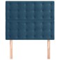 vidaXL Cabeceros 2 unidades de terciopelo azul oscuro 90x5x78/88 cm vidaXL Cabeceros 2 unidades de terciopelo azul oscuro 90x5x78/88 cm