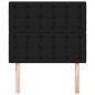 vidaXL Cabeceros 2 unidades de tela negro 80x5x78/88 cm vidaXL Cabeceros 2 unidades de tela negro 80x5x78/88 cm