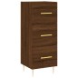 vidaXL Aparador alto madera contrachapada roble marrón 34,5x34x180 cm vidaXL Aparador alto madera contrachapada roble marrón 34,5x34x180 cm