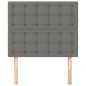 vidaXL Cabeceros 2 unidades de tela gris oscuro 90x5x78/88 cm vidaXL Cabeceros 2 unidades de tela gris oscuro 90x5x78/88 cm