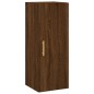 vidaXL Aparador alto madera contrachapada roble marrón 34,5x34x180 cm vidaXL Aparador alto madera contrachapada roble marrón 34,5x34x180 cm