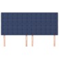 vidaXL Cabeceros 4 unidades de tela azul 100x5x78/88 cm vidaXL Cabeceros 4 unidades de tela azul 100x5x78/88 cm
