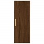 vidaXL Aparador alto madera contrachapada roble marrón 34,5x34x180 cm vidaXL Aparador alto madera contrachapada roble marrón 34,5x34x180 cm
