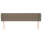 vidaXL Cabecero de tela gris taupe 183x23x78/88 cm vidaXL Cabecero de tela gris taupe 183x23x78/88 cm