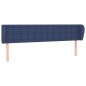 vidaXL Cabecero de tela azul 183x23x78/88 cm vidaXL Cabecero de tela azul 183x23x78/88 cm