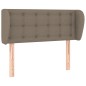 vidaXL Cabecero de tela gris taupe 93x23x78/88 cm vidaXL Cabecero de tela gris taupe 93x23x78/88 cm