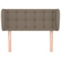 vidaXL Cabecero de tela gris taupe 93x23x78/88 cm vidaXL Cabecero de tela gris taupe 93x23x78/88 cm