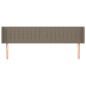 vidaXL Cabecero de tela gris taupe 183x16x78/88 cm vidaXL Cabecero de tela gris taupe 183x16x78/88 cm