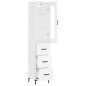 vidaXL Aparador alto madera contrachapada blanco 34,5x34x180 cm vidaXL Aparador alto madera contrachapada blanco 34,5x34x180 cm