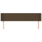 vidaXL Cabecero de tela gris oscuro 203x16x78/88 cm vidaXL Cabecero de tela gris oscuro 203x16x78/88 cm