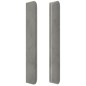 vidaXL Cabecero con orejas de terciopelo gris claro 93x16x118/128 cm vidaXL Cabecero con orejas de terciopelo gris claro 93x16x118/128 cm