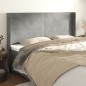vidaXL Cabecero con orejas de terciopelo gris claro 183x16x118/128 cm vidaXL Cabecero con orejas de terciopelo gris claro 183x16x118/128 cm