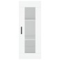vidaXL Aparador alto madera contrachapada blanco 34,5x34x180 cm vidaXL Aparador alto madera contrachapada blanco 34,5x34x180 cm