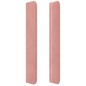 vidaXL Cabecero con orejas de terciopelo rosa 83x16x118/128 cm vidaXL Cabecero con orejas de terciopelo rosa 83x16x118/128 cm