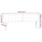 vidaXL Cabecero con LED cuero sintético gris 160x5x78/88 cm vidaXL Cabecero con LED cuero sintético gris 160x5x78/88 cm