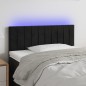 vidaXL Cabecero con LED de terciopelo negro 100x5x78/88 cm vidaXL Cabecero con LED de terciopelo negro 100x5x78/88 cm