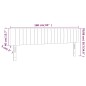 vidaXL Cabecero con LED de terciopelo gris oscuro 160x5x78/88 cm vidaXL Cabecero con LED de terciopelo gris oscuro 160x5x78/88 cm