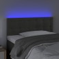 vidaXL Cabecero con LED de terciopelo gris oscuro 90x5x78/88 cm vidaXL Cabecero con LED de terciopelo gris oscuro 90x5x78/88 cm