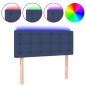 vidaXL Cabecero con LED de tela azul 90x5x78/88 cm vidaXL Cabecero con LED de tela azul 90x5x78/88 cm