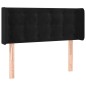 vidaXL Cabecero con LED de terciopelo negro 93x16x78/88 cm vidaXL Cabecero con LED de terciopelo negro 93x16x78/88 cm