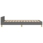 vidaXL Estructura de cama con cabecero de tela gris oscuro 80x200 cm vidaXL Estructura de cama con cabecero de tela gris oscuro 80x200 cm