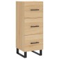 vidaXL Aparador de madera contrachapada roble Sonoma 34,5x34x180 cm vidaXL Aparador de madera contrachapada roble Sonoma 34,5x34x180 cm