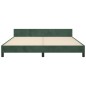 vidaXL Estructura cama con cabecero terciopelo verde oscuro 180x200 cm vidaXL Estructura cama con cabecero terciopelo verde oscuro 180x200 cm