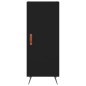 vidaXL Aparador de madera contrachapada negro 34,5x34x180 cm vidaXL Aparador de madera contrachapada negro 34,5x34x180 cm