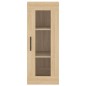 vidaXL Aparador de madera contrachapada roble Sonoma 34,5x34x180 cm vidaXL Aparador de madera contrachapada roble Sonoma 34,5x34x180 cm