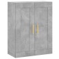 vidaXL Aparador alto madera contrachapada gris hormigón 69,5x34x180 cm vidaXL Aparador alto madera contrachapada gris hormigón 69,5x34x180 cm