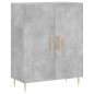 vidaXL Aparador alto madera contrachapada gris hormigón 69,5x34x180 cm vidaXL Aparador alto madera contrachapada gris hormigón 69,5x34x180 cm