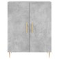 vidaXL Aparador alto madera contrachapada gris hormigón 69,5x34x180 cm vidaXL Aparador alto madera contrachapada gris hormigón 69,5x34x180 cm