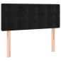 vidaXL Cama box spring con colchón terciopelo negro 90x200 cm